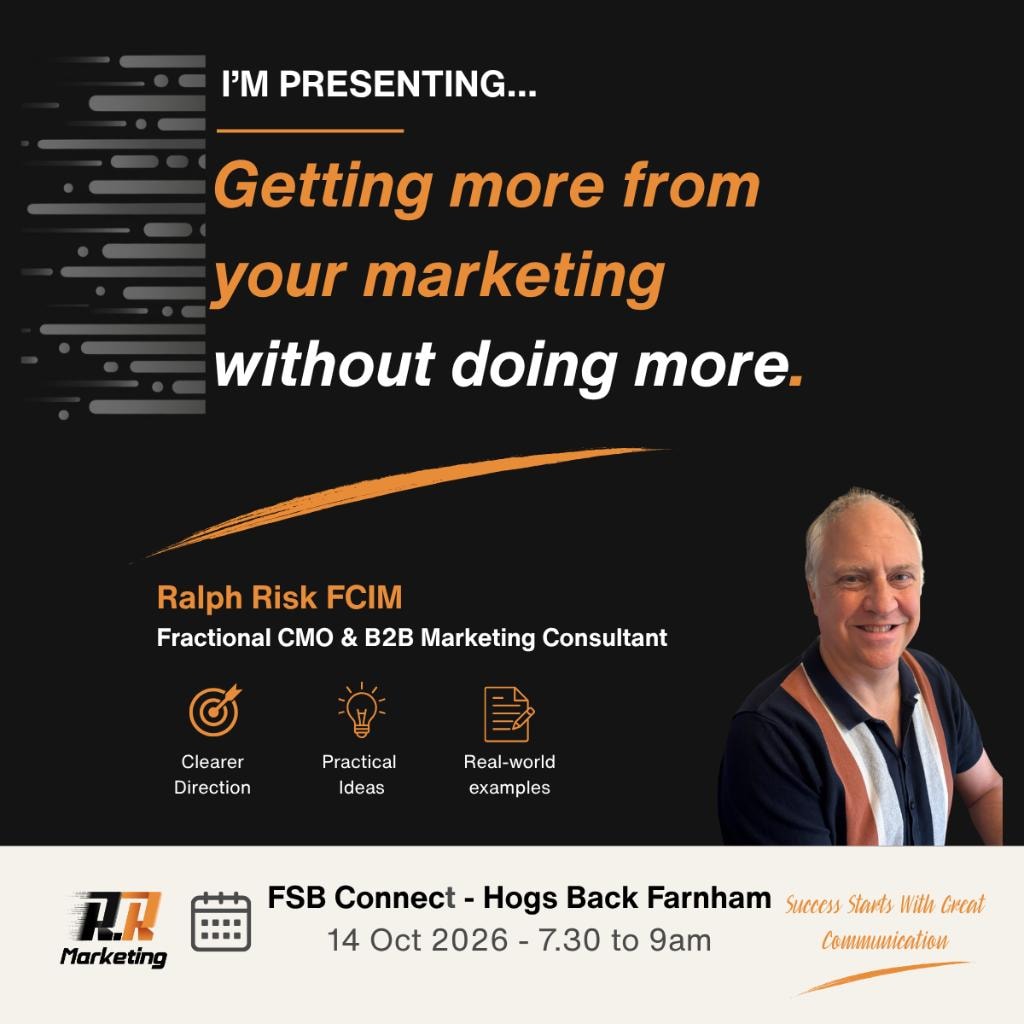 Promotional graphic — Getting more from your marketing without doing more